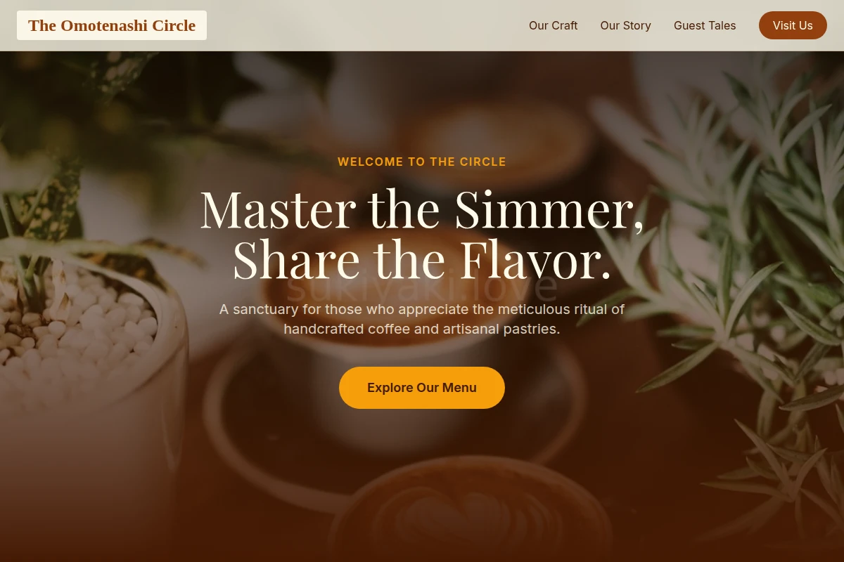 Handcrafted Cafe