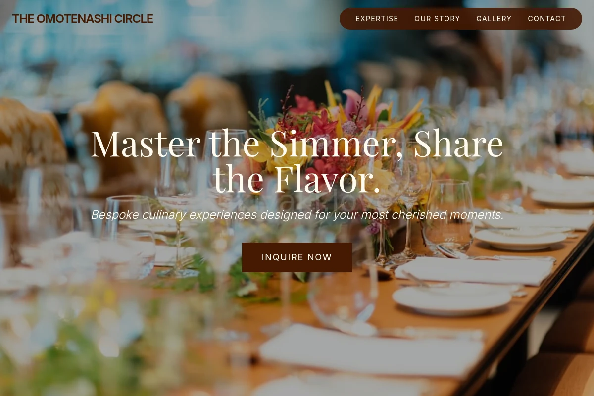Contemporary Catering