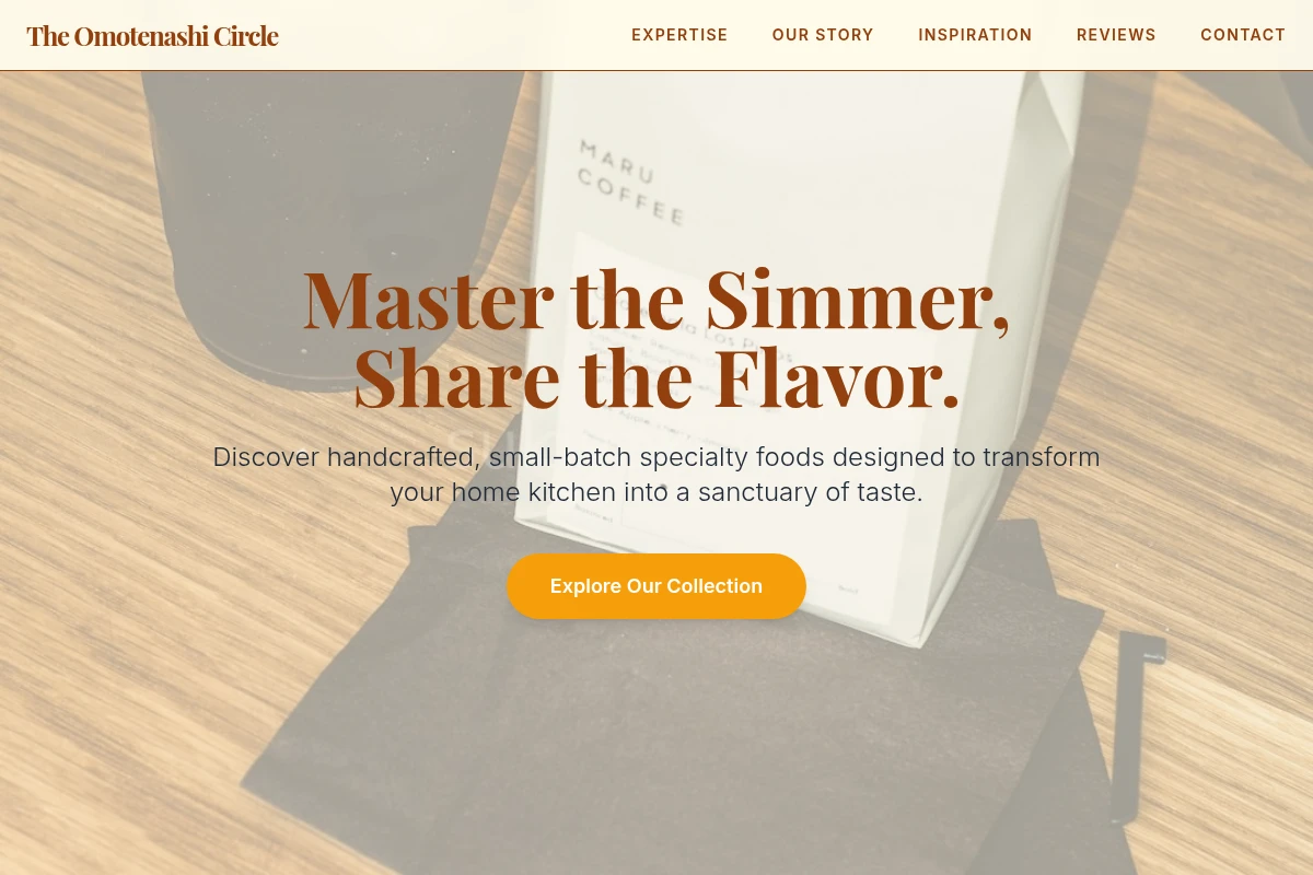 Handcrafted Specialty Food